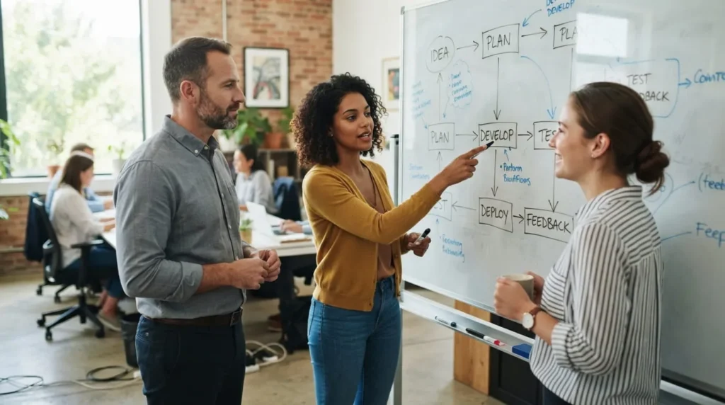 team planning building trust with agentic ai from pindrop workflow