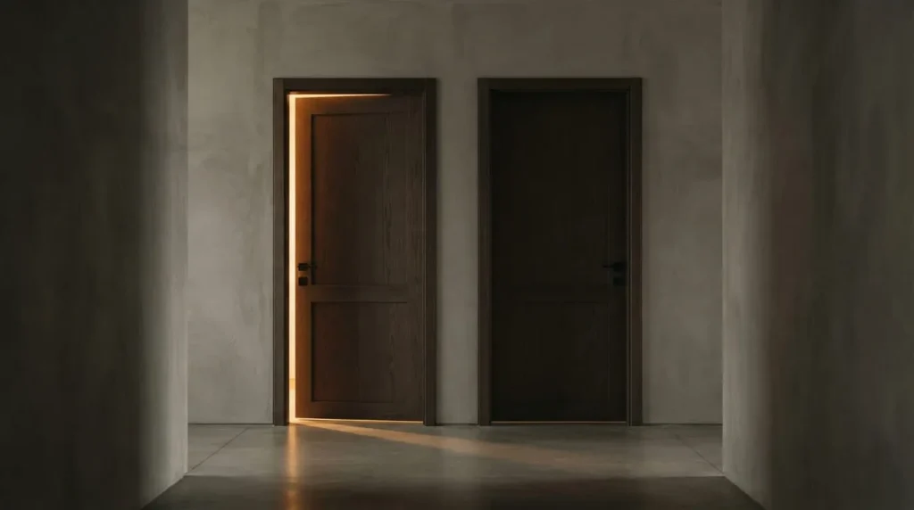 Two doors side by side representing the Foundations and Professional certification paths