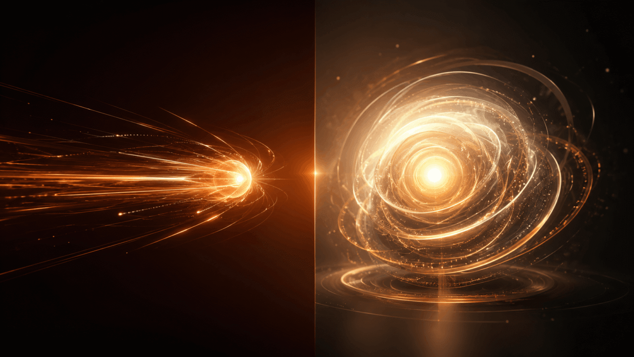 Claude Opus vs Sonnet abstract comparison illustration showing two AI models side by side
