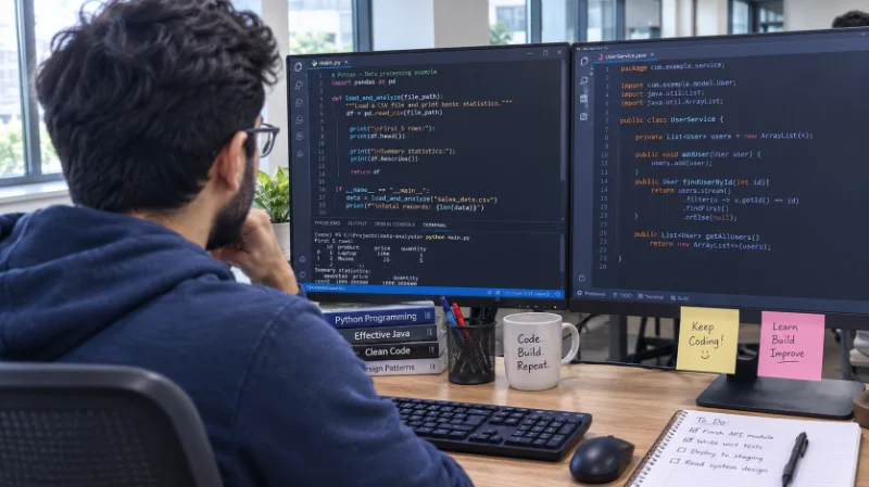 comparing dynamic typing in python with static typing in java