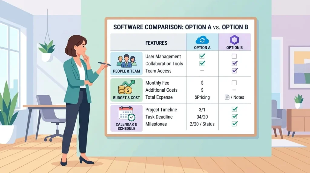 Checklist for choosing the right resource management software for your team