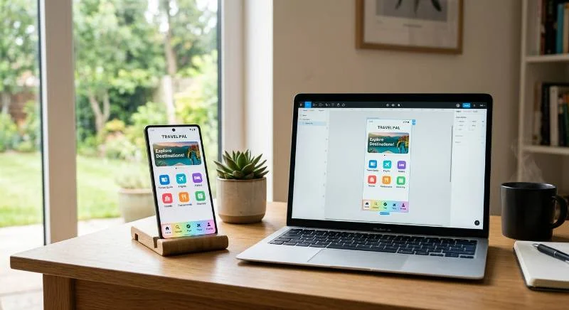 native mobile app built with a no-code app builder